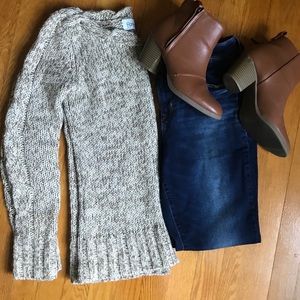 Forever 21 Brown + Cream Sweater